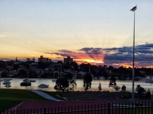 Sunset in Drummoyne, NSW Australia